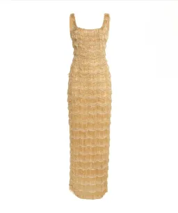 Rachel Gilbert Sadie Gown Gold 0/AU6 for rent on The Volte - image 6