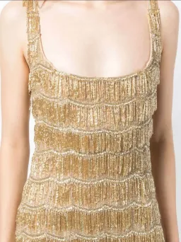 Rachel Gilbert Sadie Gown Gold 0/AU6 for rent on The Volte - image 4