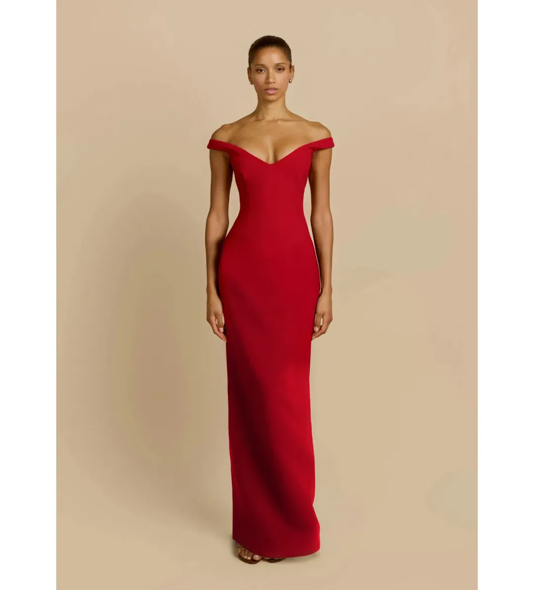 Arcina Ori Ellery Maxi Dress Red Red Size XS/AU 6 for rent on The Volte - main image