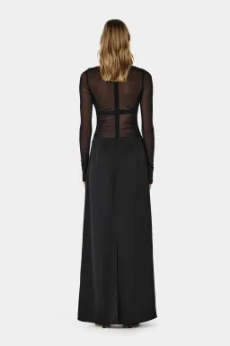 Hansen And Gretel Amy Maxi Dress Black Size 8 for rent on The Volte - image 2