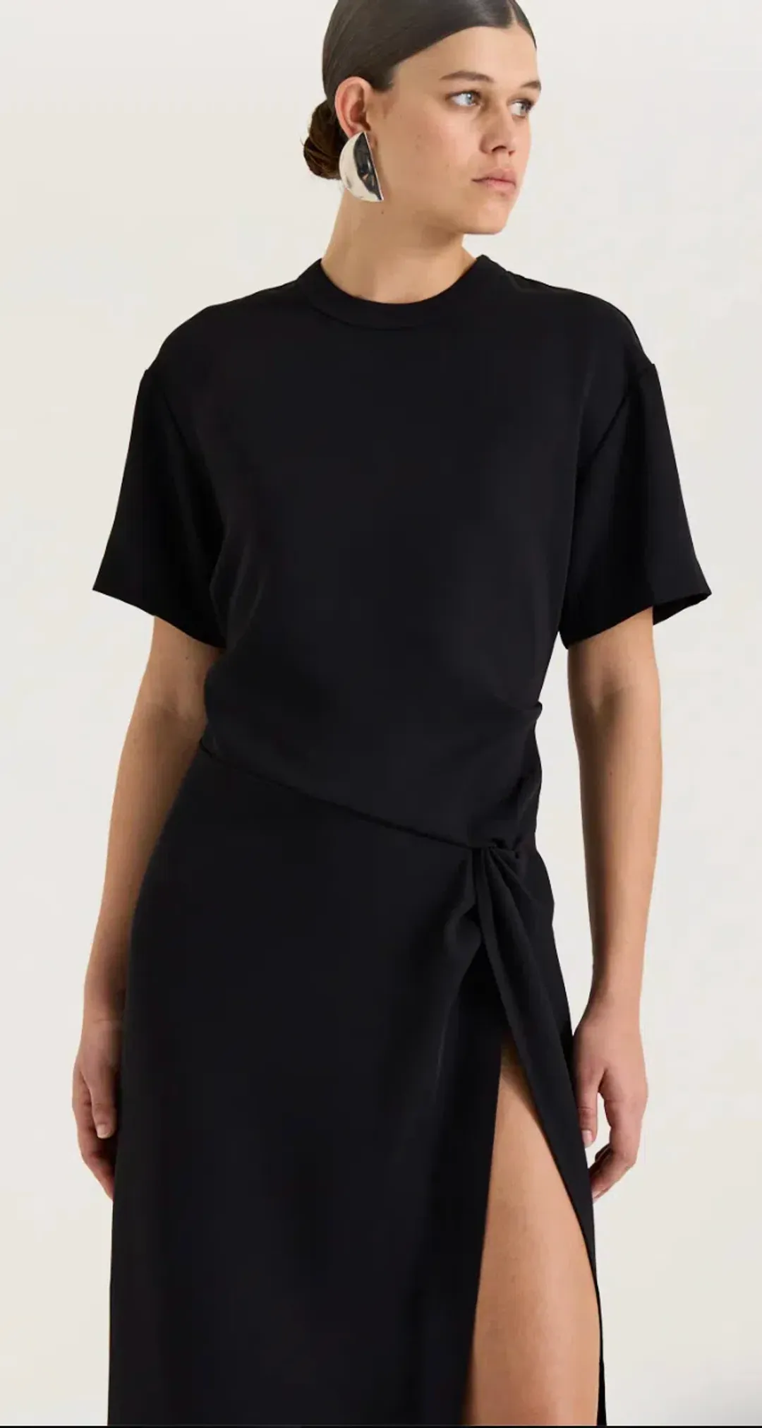 Henne Avila Dress in Black for rent on The Volte - main image