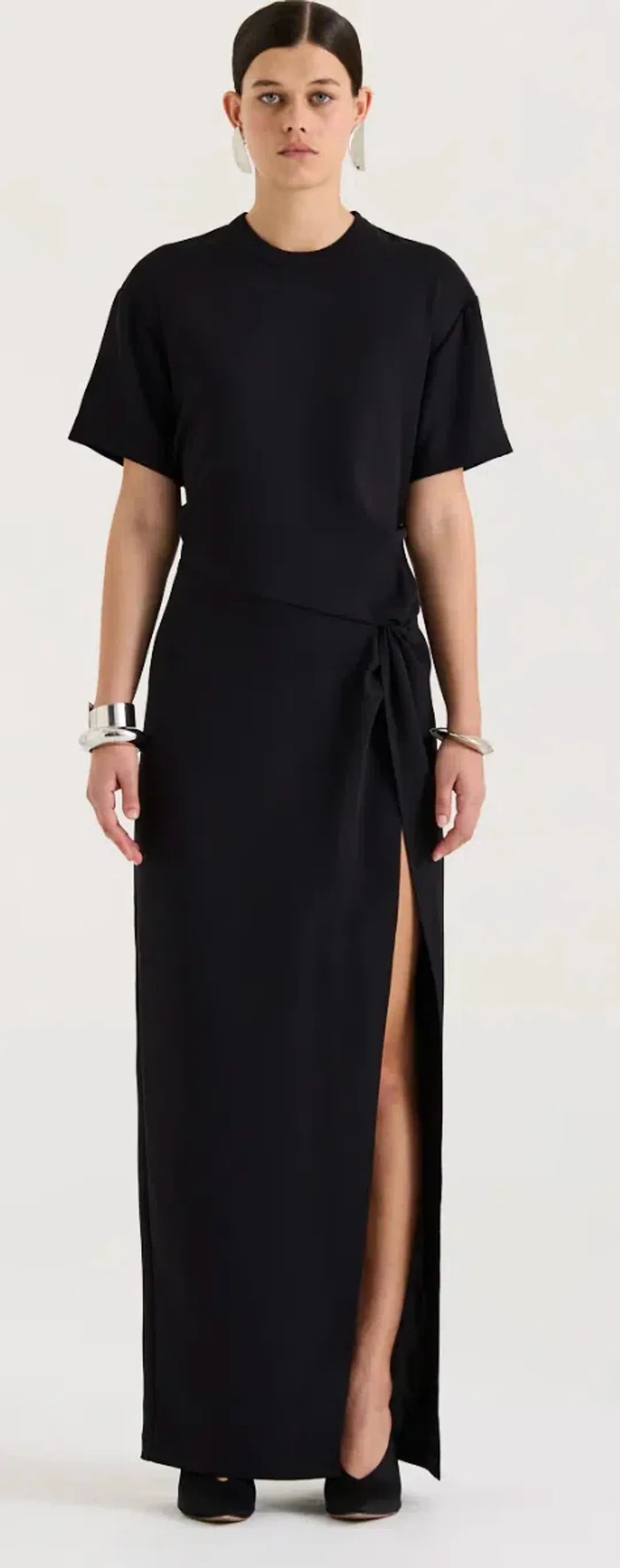 Henne Avila Dress in Black for rent on The Volte - main image