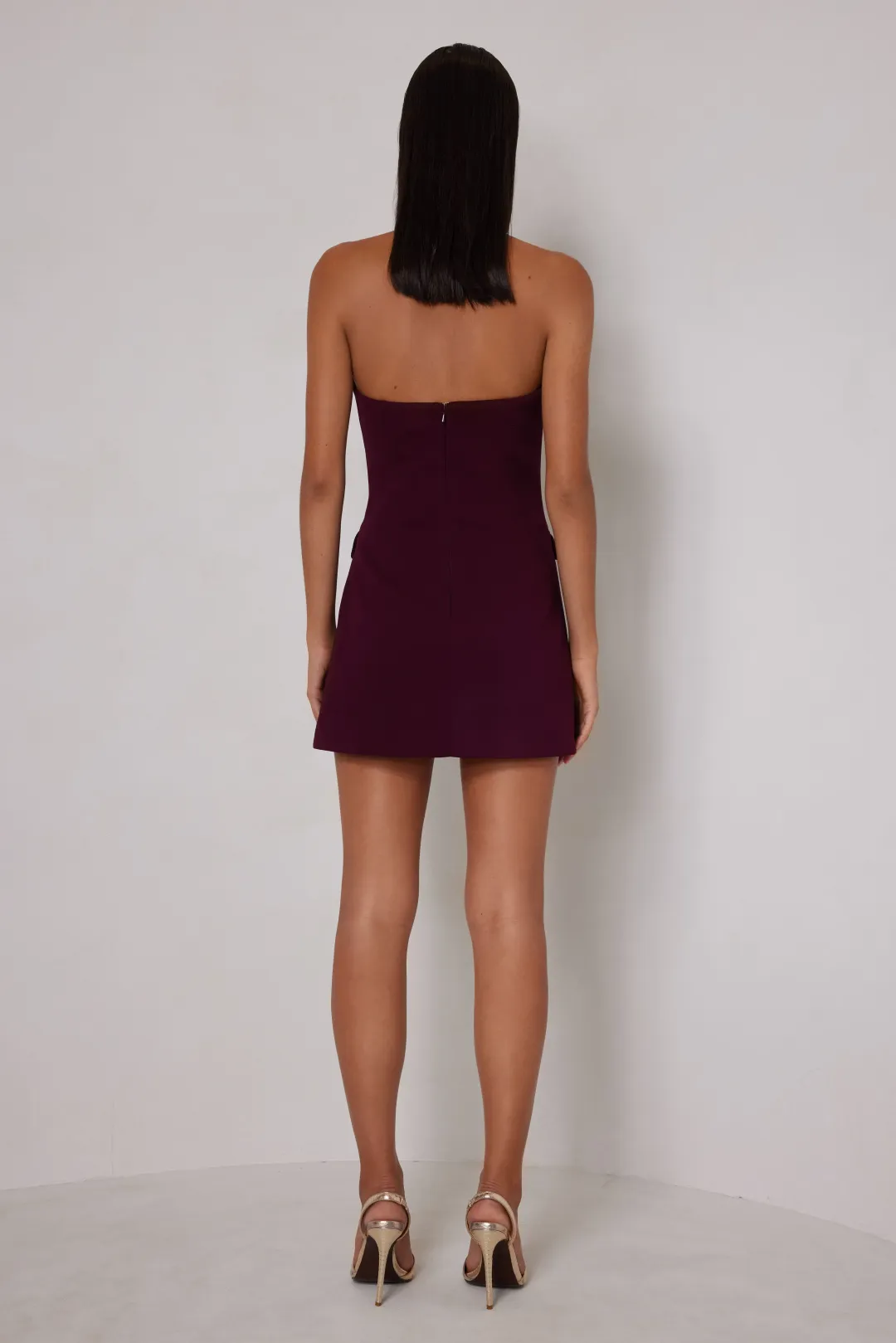 Not specified Jillian Deep Plum Size 14 for rent on The Volte - main image