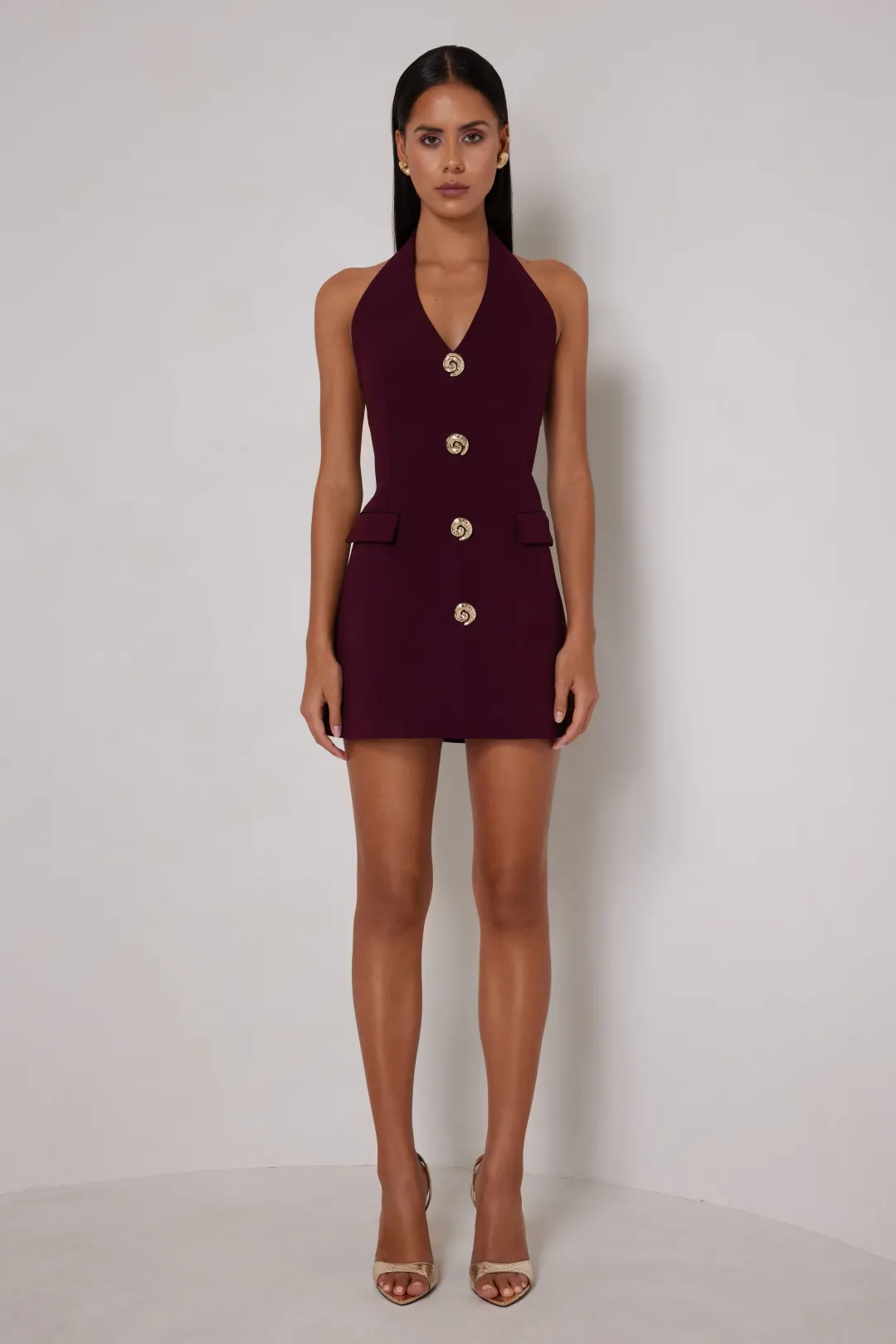 Not specified Jillian Deep Plum Size 14 for rent on The Volte - main image
