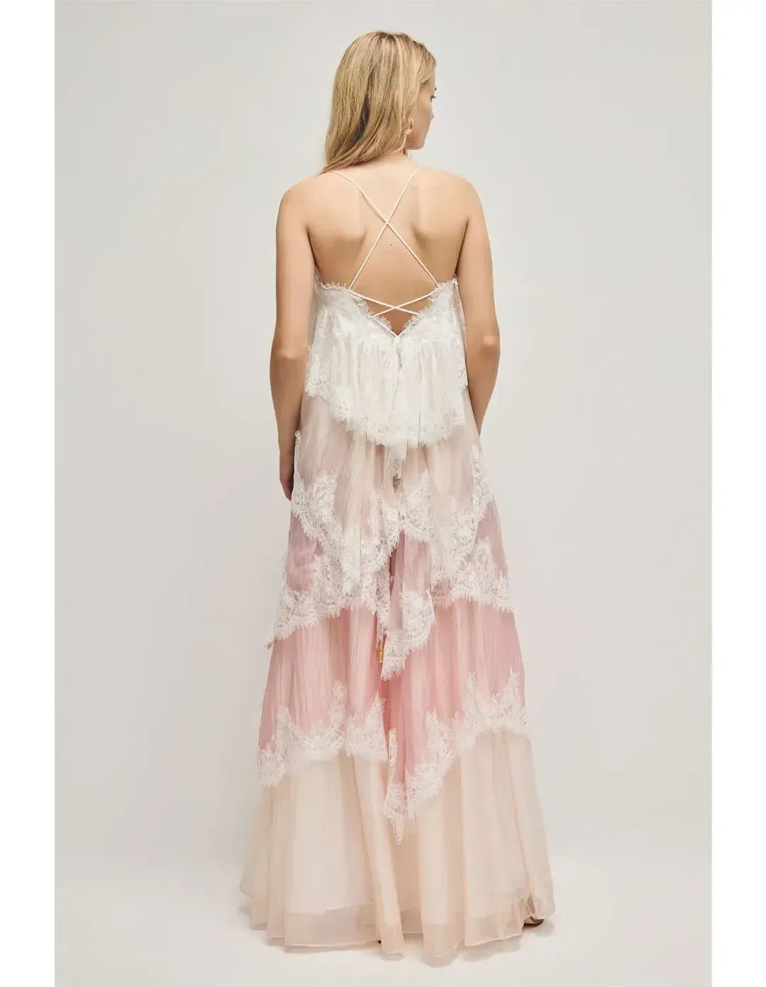 AJE OPHELIA LACE GOWN MULTI Size 6 for rent on The Volte - main image