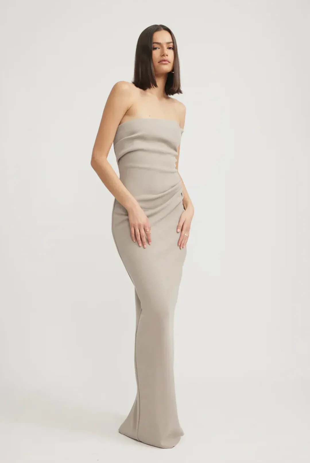 TOJHÀ DESIREE DRESS - STONE for rent on The Volte - main image