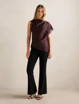 Forever New Dixie Asymmetric Lace Top Size 12 for rent on The Volte - image 2