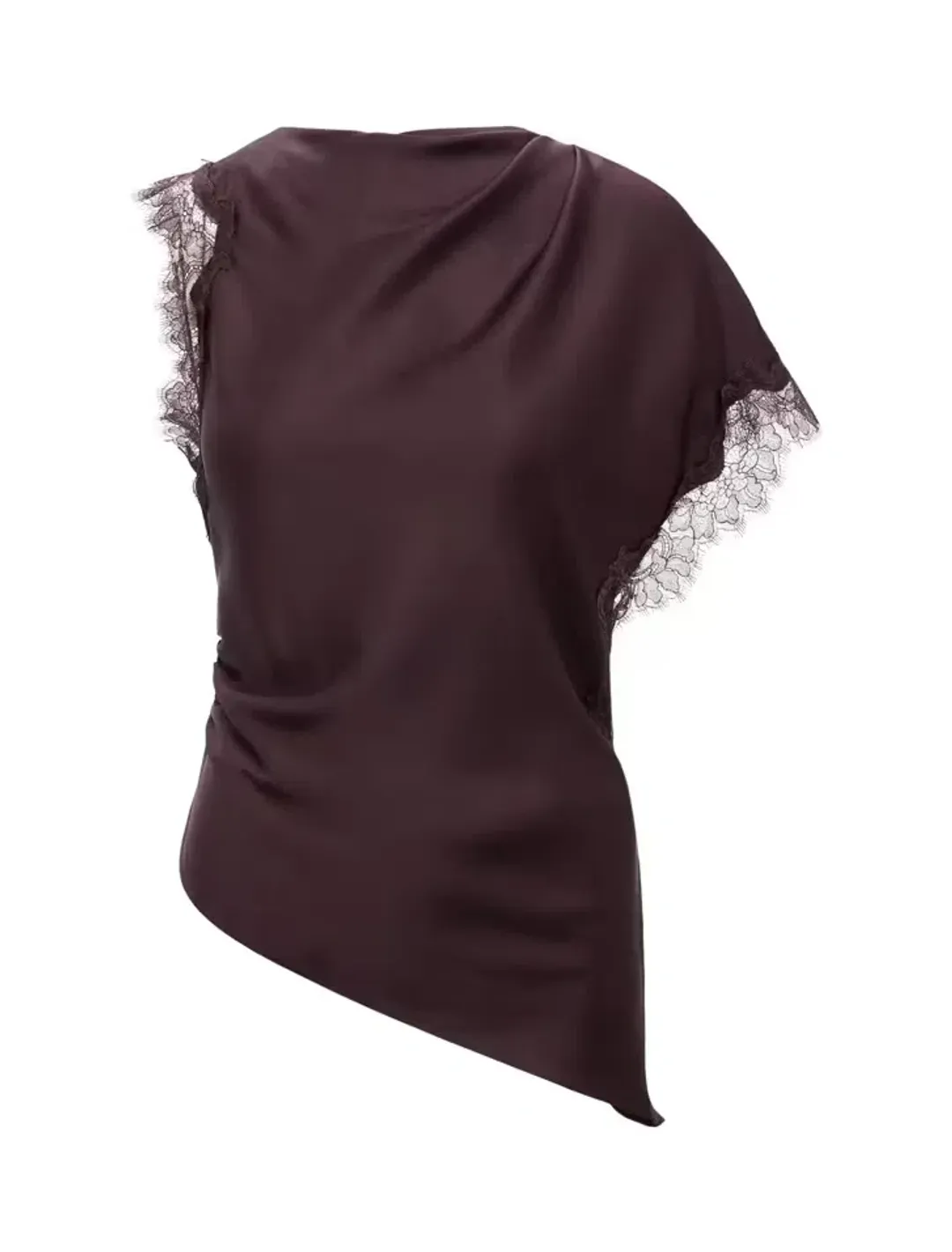 Forever New Dixie Asymmetric Lace Top Size 12 for rent on The Volte - main image