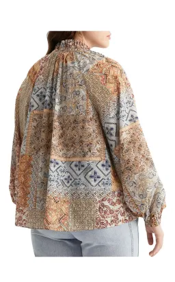 Witchery Print Raglan Blouse Size 12 for rent on The Volte - image 2