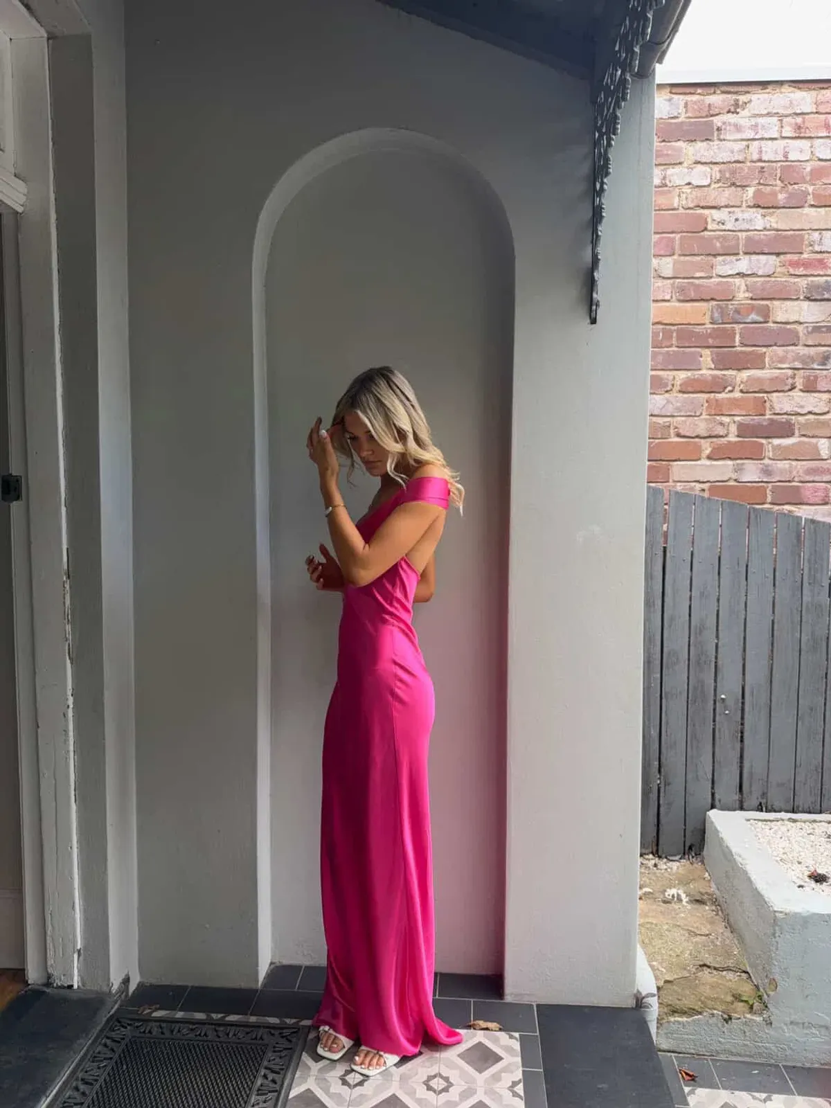Natalie Rolt Bridget Gown in Pink (Size 6/0) for rent on The Volte - main image