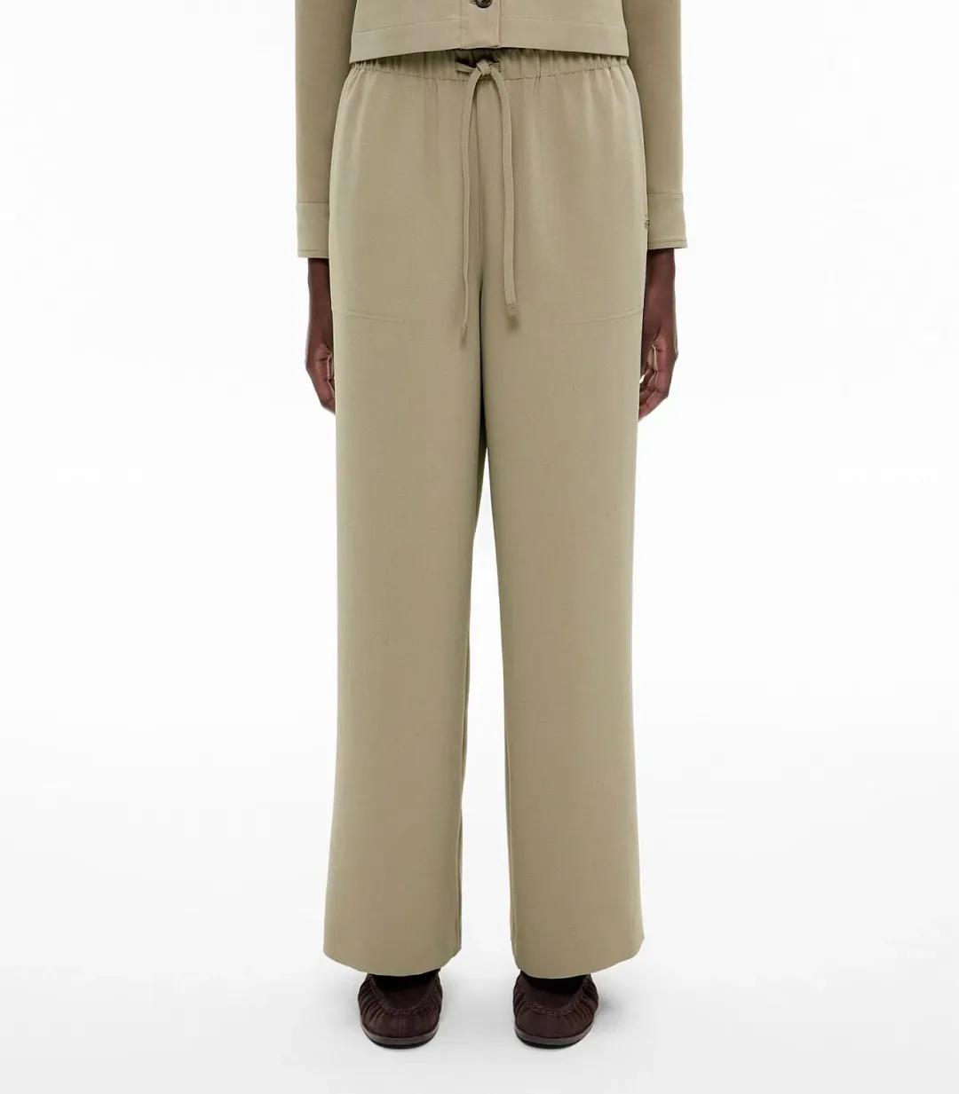 Witchery Crepe Tee and Pants Set Size 10 for rent on The Volte - main image