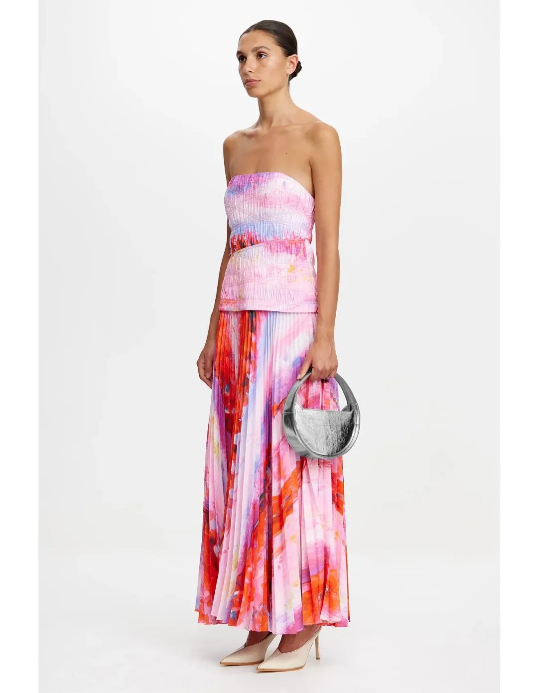 Acler Rockland Midi Dress Purple Size 6 for rent on The Volte - main image