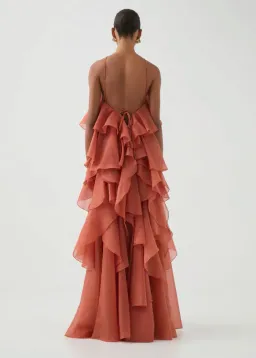 Aje Pandorea Layered Maxi Dress for rent on The Volte - image 3