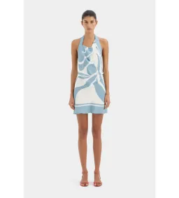 Sir The Label Lilou Halter Mini Dress in Liora Bue Size 0/AU6 for rent on The Volte - image 1