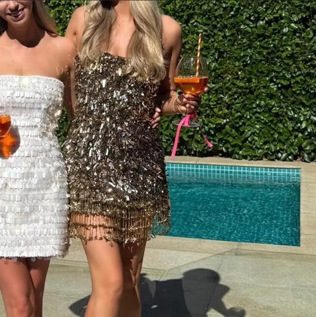 Rachel Gilbert Posie Mini Gold 4/AU14 for rent on The Volte - main image