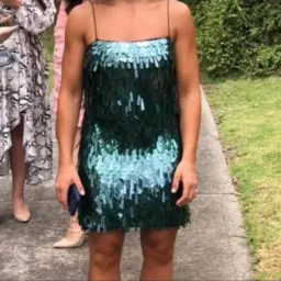 Rachel Gilbert Taylah Mini Green 0/AU6 for rent on The Volte - image 3