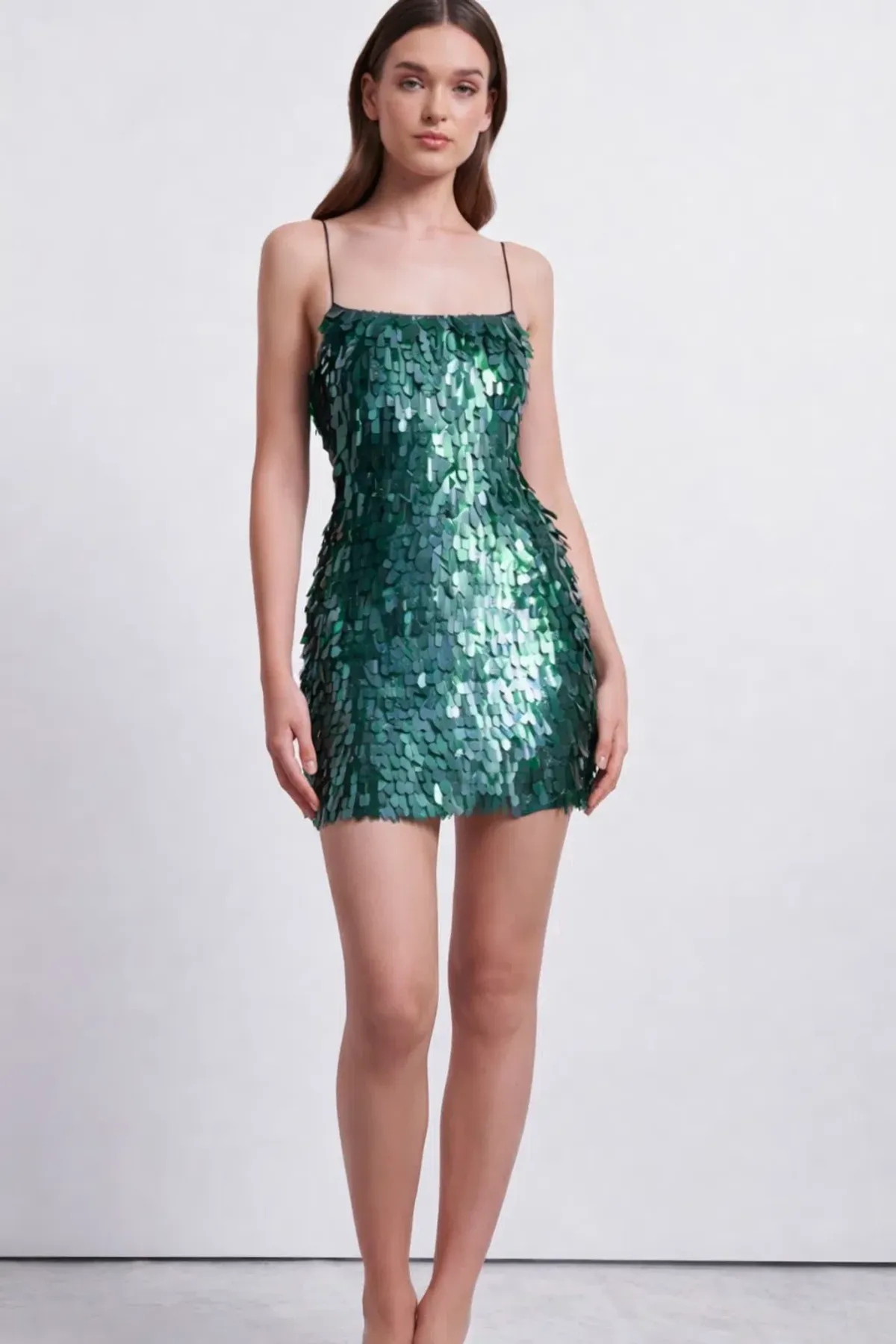 Rachel Gilbert Taylah Mini Green 0/AU6 for rent on The Volte - main image