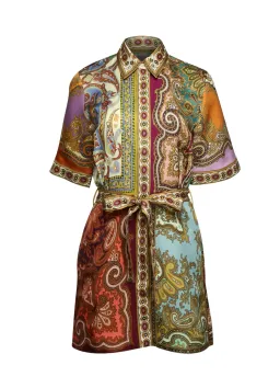 Alemais Clemenza Spliced Mini Dress Paisley print Size 10 for rent on The Volte - image 5