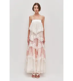 Aje Ophelia Lace Gown in Multi Size AU8 for rent on The Volte - image 1