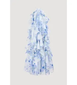 Aje Pandorea Layered Maxi Dress Iris Size 8 for rent on The Volte - image 3