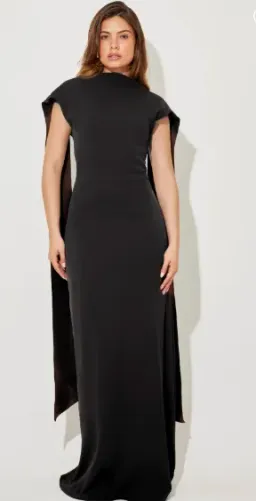 Odd Muse The Ultimate Muse Drape Back Maxi Dress for rent on The Volte - image 4