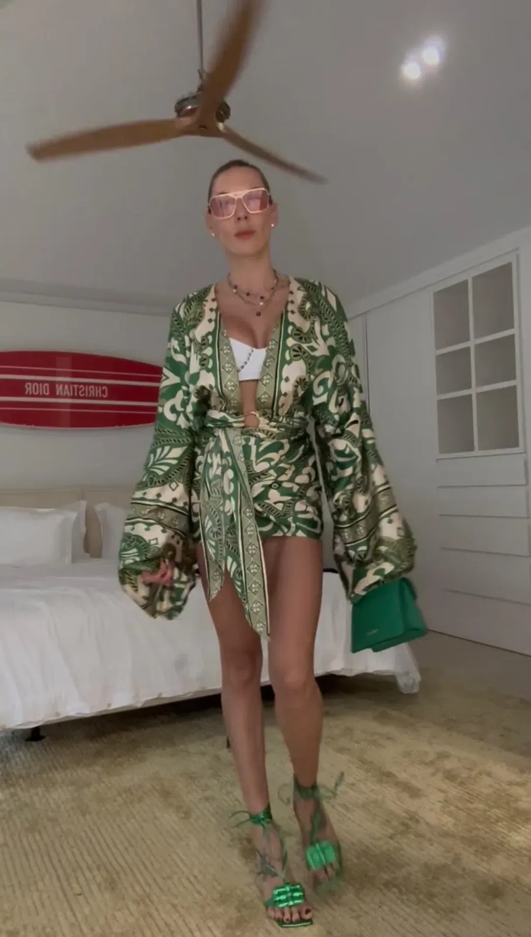 Malia Blouse Amalfi Print for rent on The Volte - main image