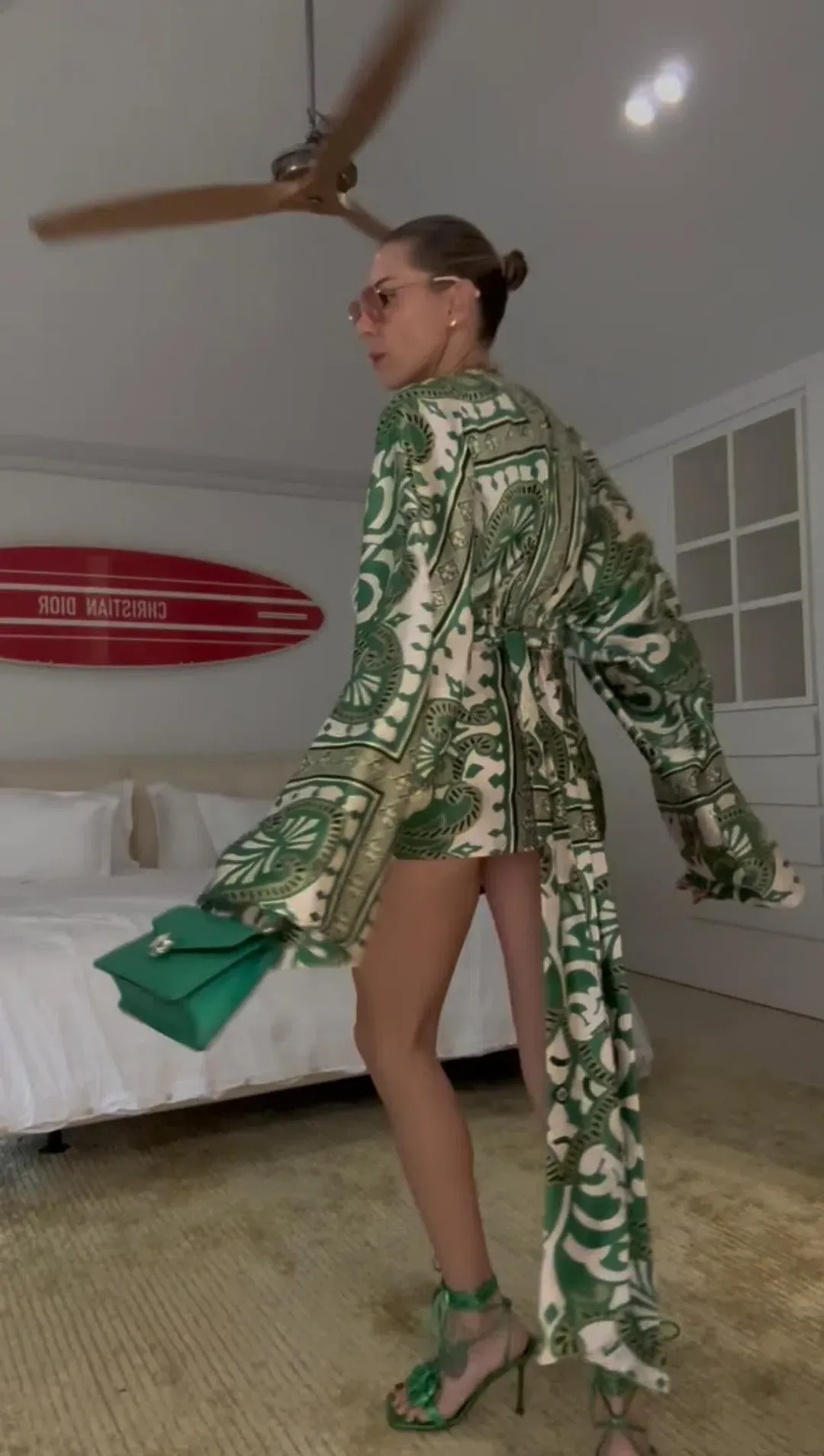 Malia Blouse Amalfi Print for rent on The Volte - main image