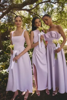 Laurel Sleeveless Maxi Dress Purple / Size 10 for rent on The Volte - image 3