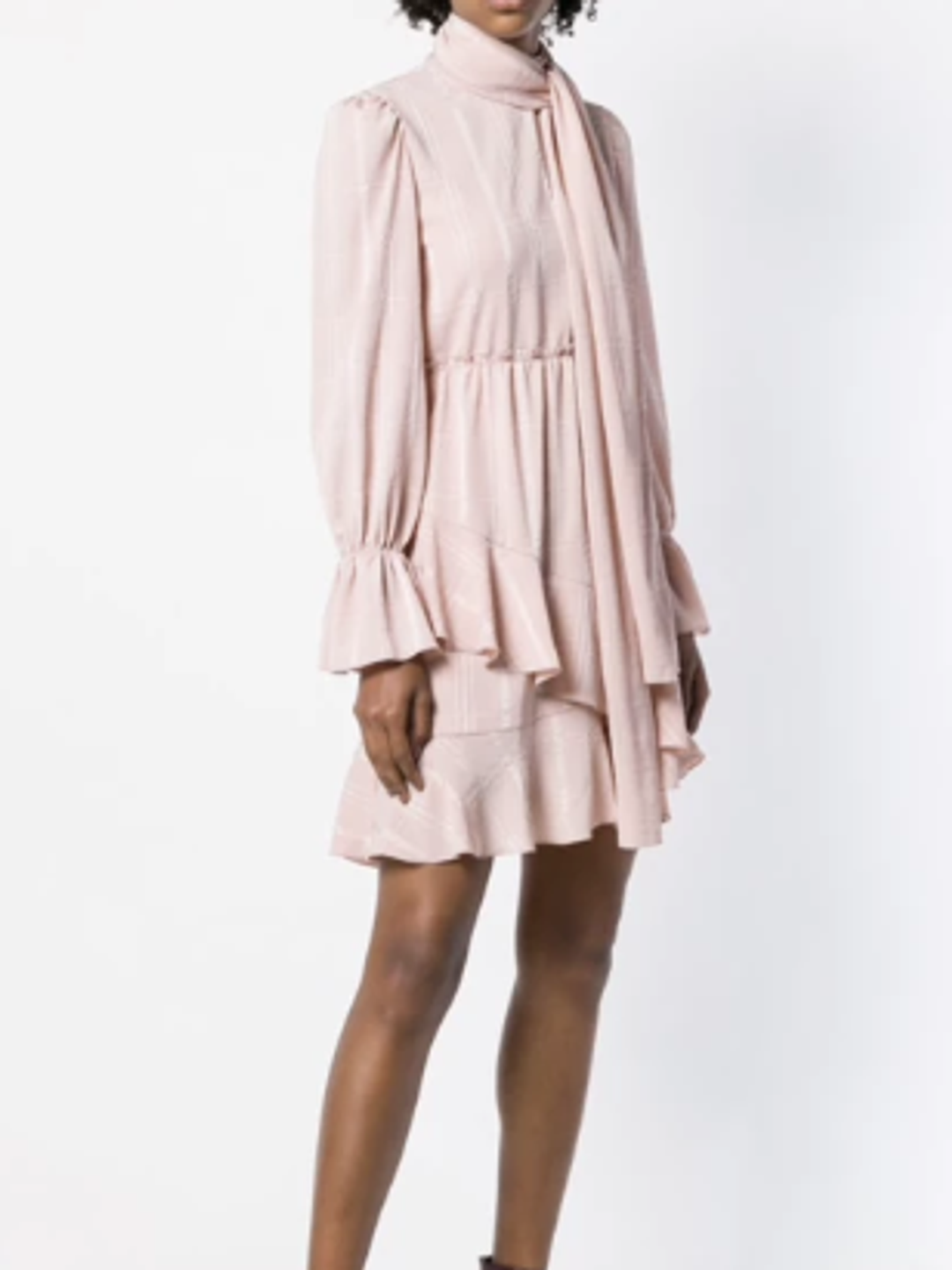 Chloe Long-sleeved Mini Dress size 8 for rent on The Volte - main image