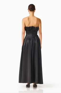 LAUREL SLEEVELESS MAXI DRESS | BLACK - SIZE 8 for rent on The Volte - image 3