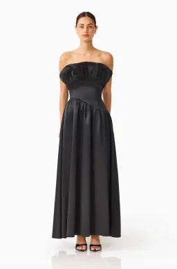 LAUREL SLEEVELESS MAXI DRESS | BLACK - SIZE 12 for rent on The Volte - image 1
