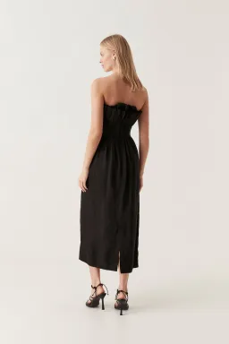 AJE WHISPER KNOT MIDI DRESS SIZE 8 for rent on The Volte - image 3