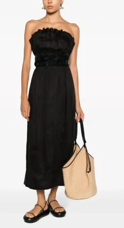 AJE WHISPER KNOT MIDI DRESS SIZE 8 for rent on The Volte - image 1