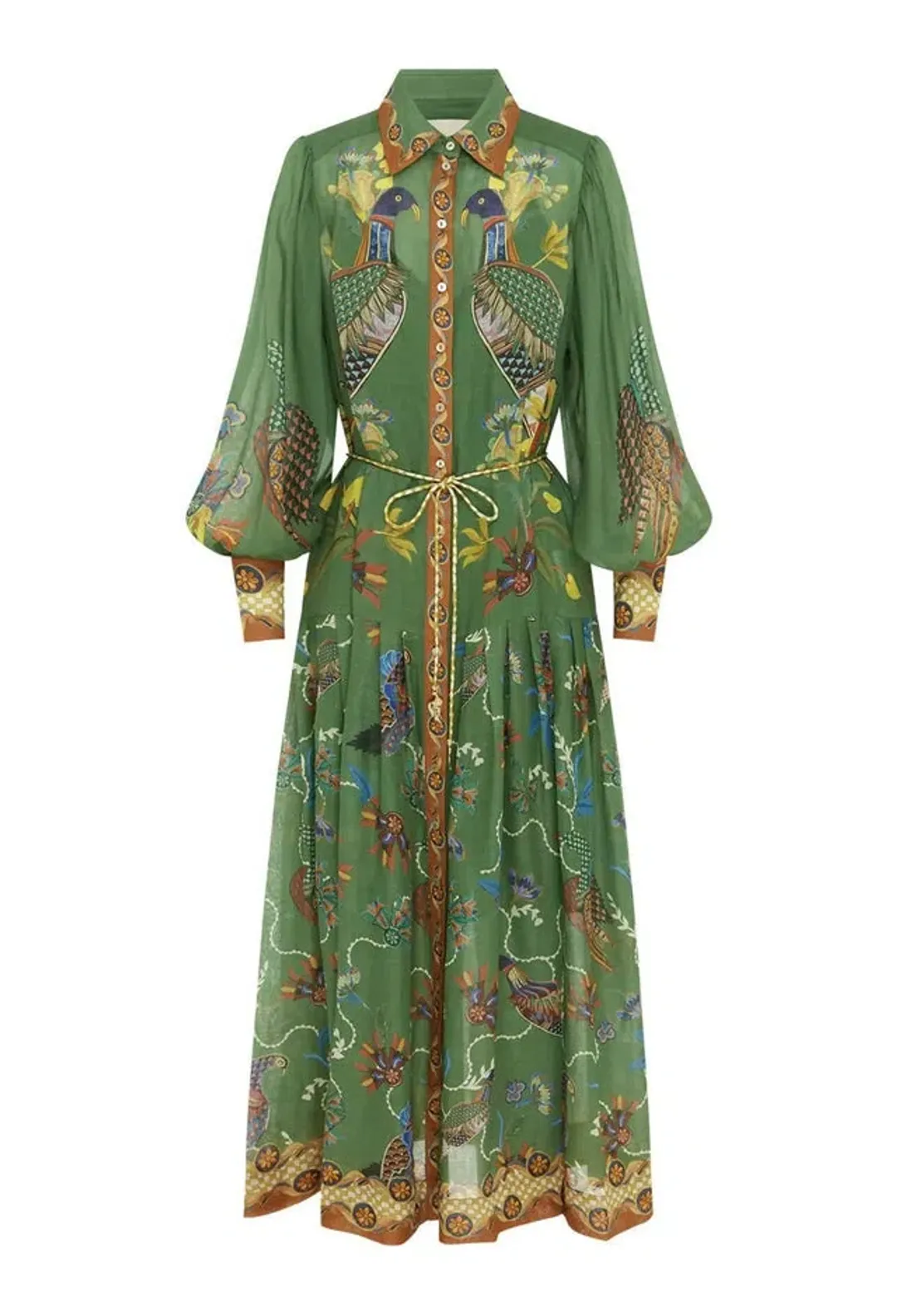 ALEMAIS BIRDIE SHIRTDRESS SIZE 8 [GENEROUS FITTING] for rent on The Volte - main image