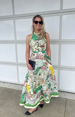 ALEMAIS ODYSSESY MIDI DRESS SIZE 8 for rent on The Volte - image 1