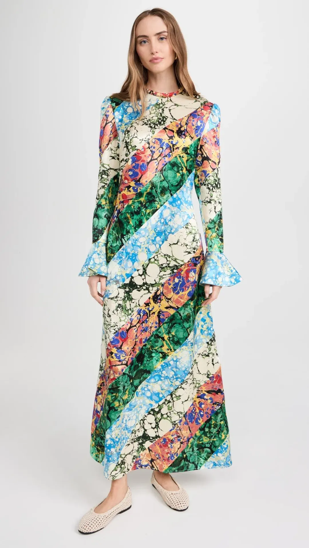 ALEMAIS SUNBURST GOWN SIZE 8 for rent on The Volte - main image