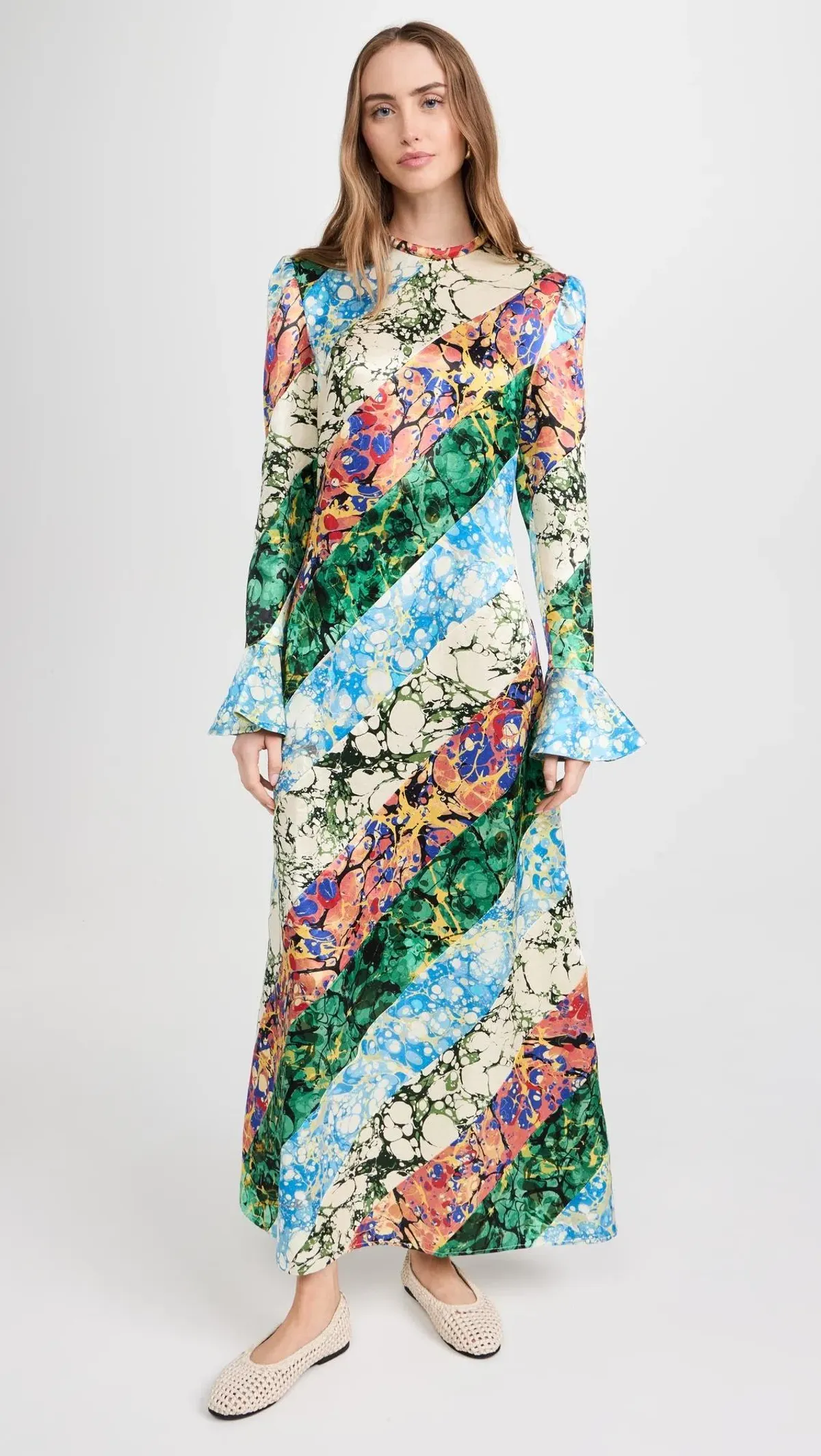 ALEMAIS SUNBURST GOWN SIZE 8 for rent on The Volte - main image