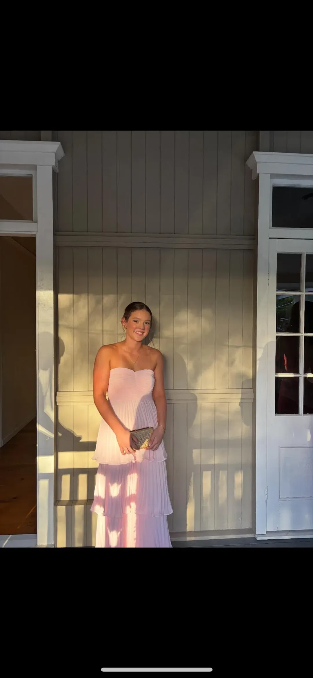 LULUS PINK TIERED MAXI DRESS for rent on The Volte - main image