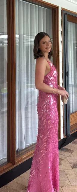 MISHA SAPHIRE SEQUIN GOWN for rent on The Volte - image 3