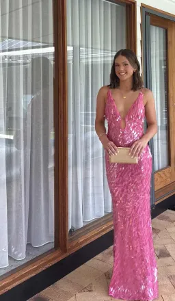 MISHA SAPHIRE SEQUIN GOWN for rent on The Volte - image 4