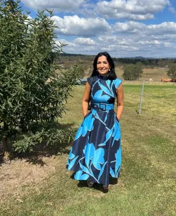 REBECCA VALLANCE ASSURA CUT OUT MIDI DRESS SIZE 8 for rent on The Volte - image 1