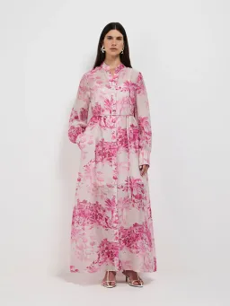 SHEIKE PINK PARADISE SHIRTDRESS SIZE 6 [GENEROUS] for rent on The Volte - image 1