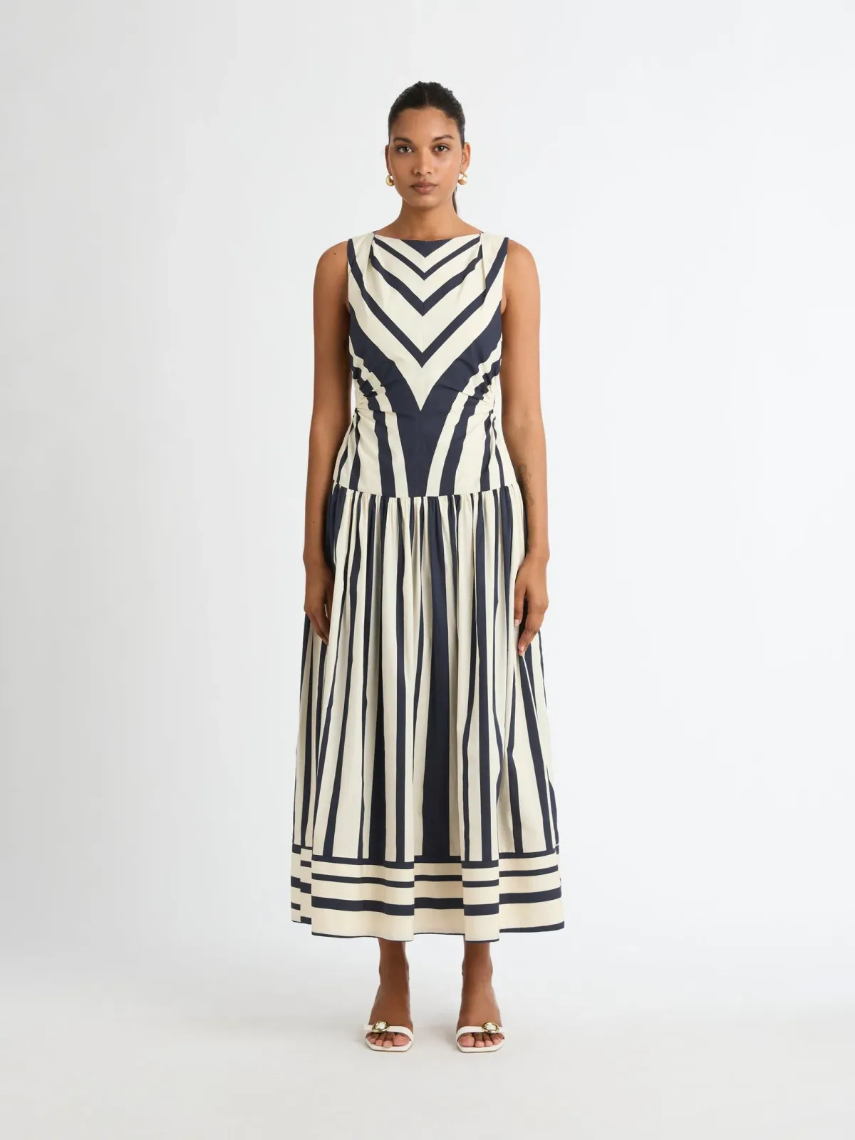 SHEIKE RIVIERA STRIPED MAXI DRESS for rent on The Volte - main image