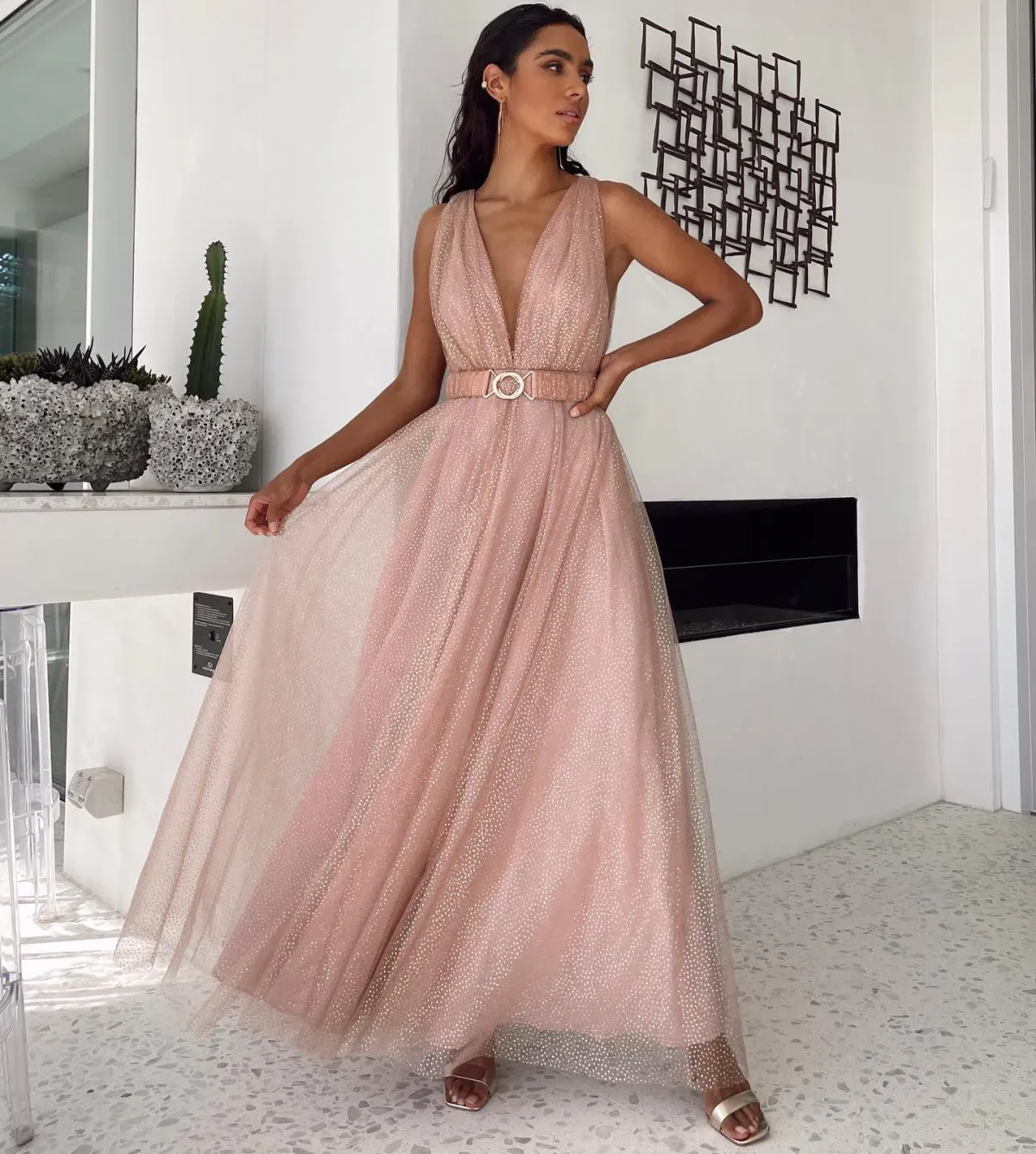 SHEIKE STARRY NIGHTS GOWN SIZE 6 [GENEROUS] for rent on The Volte - main image