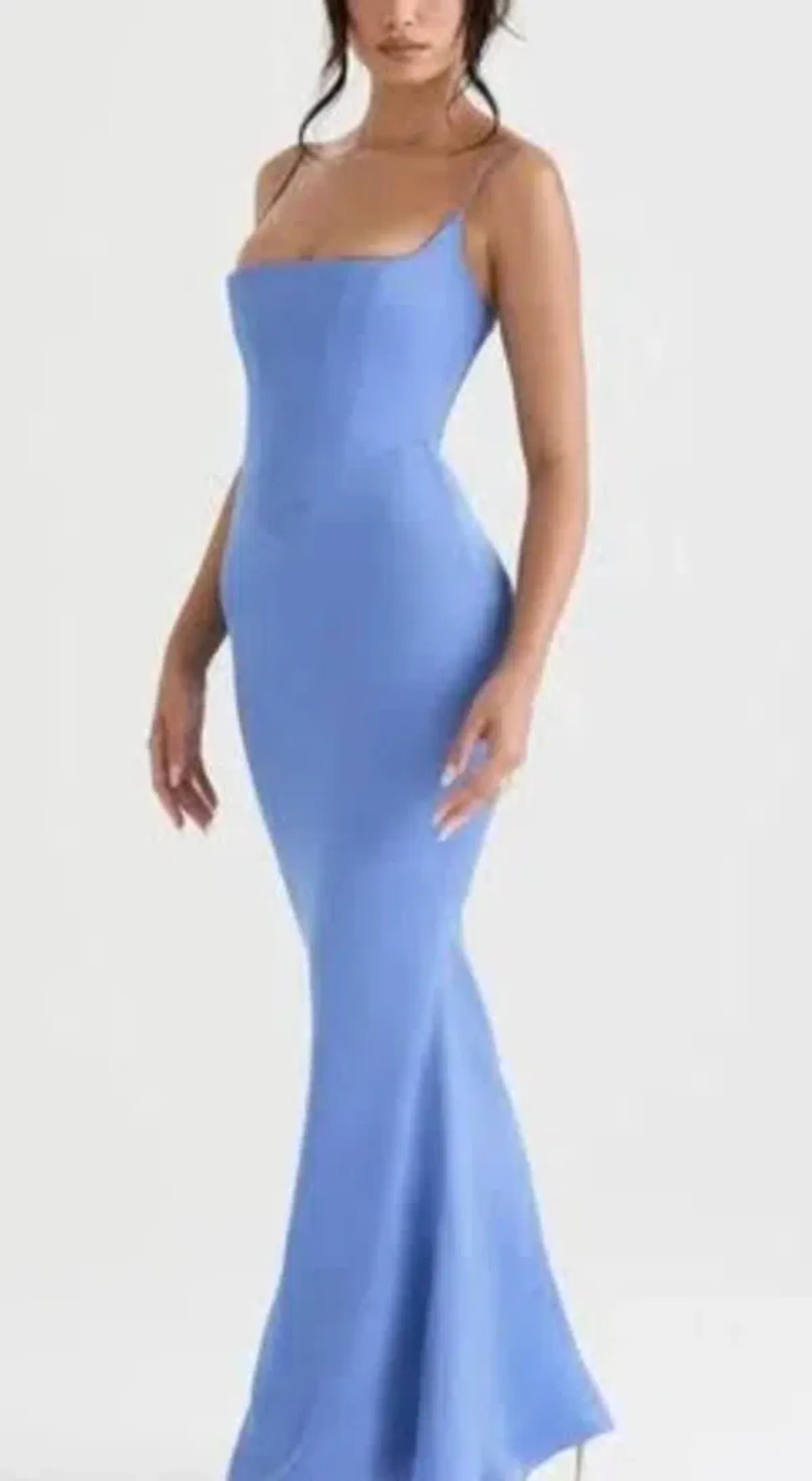 House of CB "OLIVETTE" Periwinkle Blue Corset Gown S BRAND NEW for rent on The Volte - main image