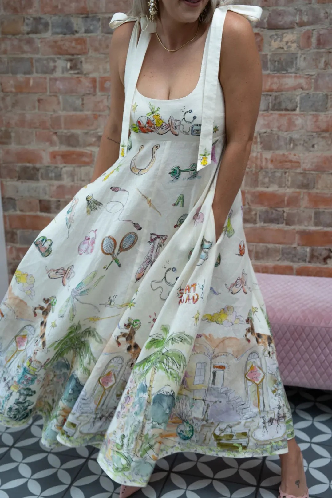 ALEMAIS ANOUK BALLET SUNDRESS for rent on The Volte - main image