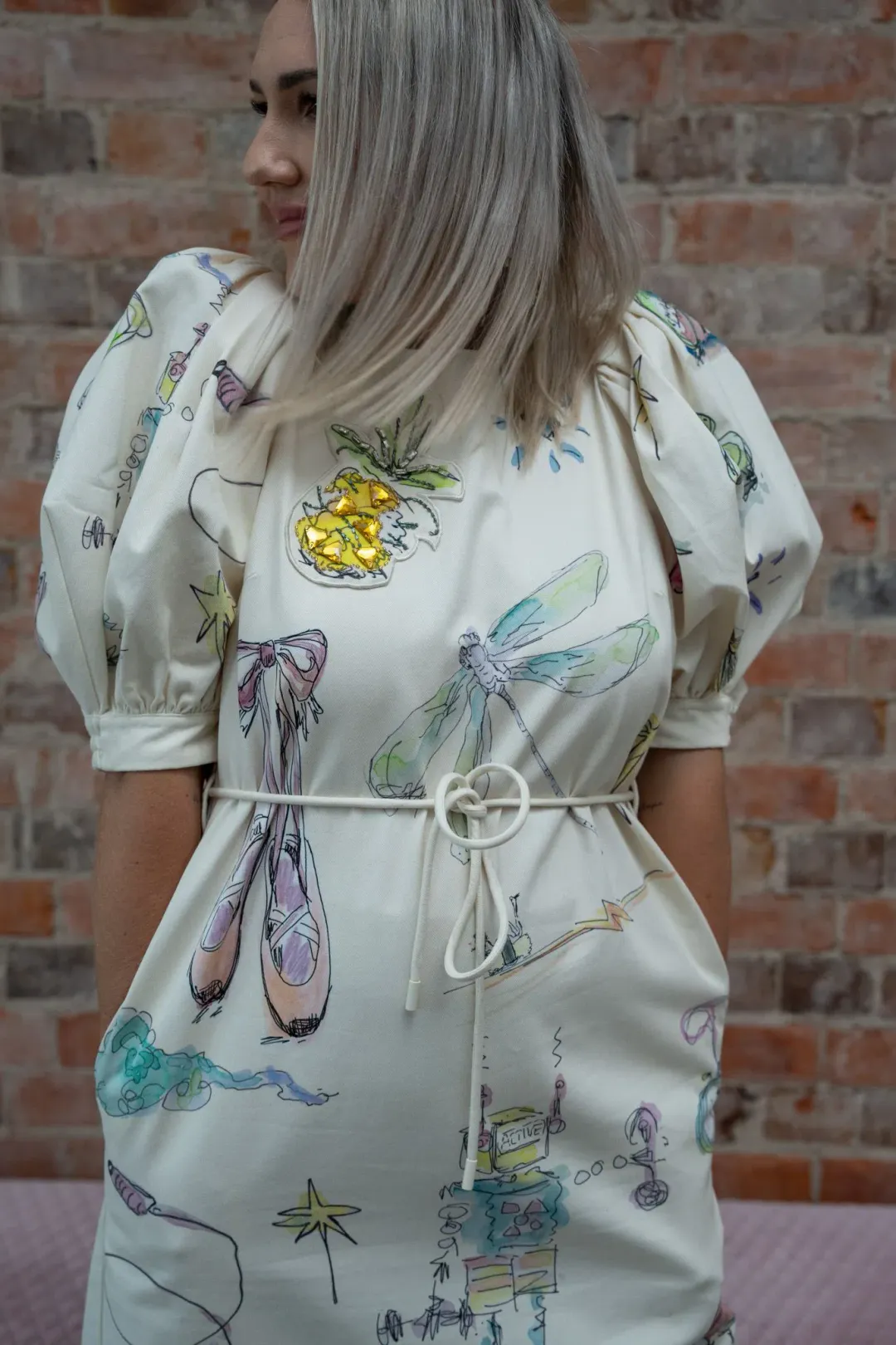 ALEMAIS COURT MIDI DRESS for rent on The Volte - main image