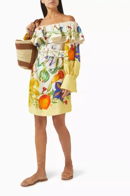 ALEMAIS FLORES MINI DRESS SIZE 10 for rent on The Volte - image 1