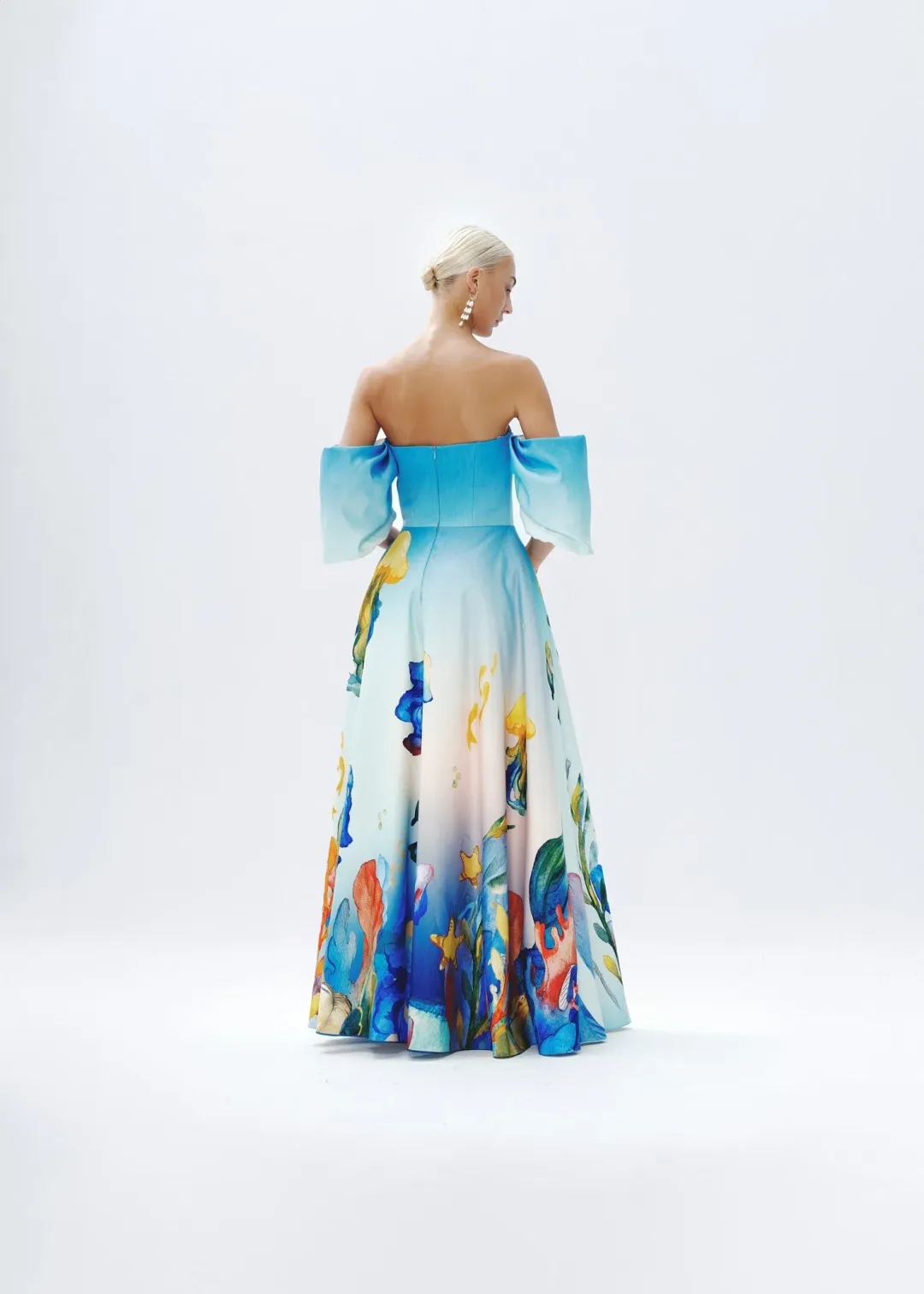 Justin Tong Stephanie Gown Size 12 for rent on The Volte - main image