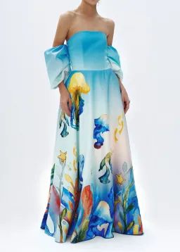 Justin Tong Stephanie Gown Size 12 for rent on The Volte - image 5